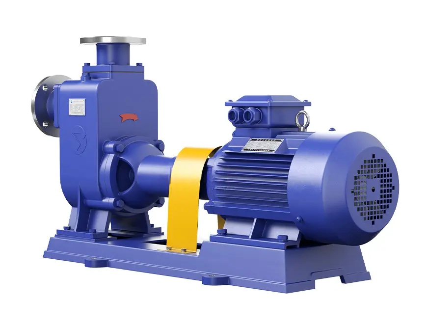 ZW type self-priming non clogging sewage pump (1)